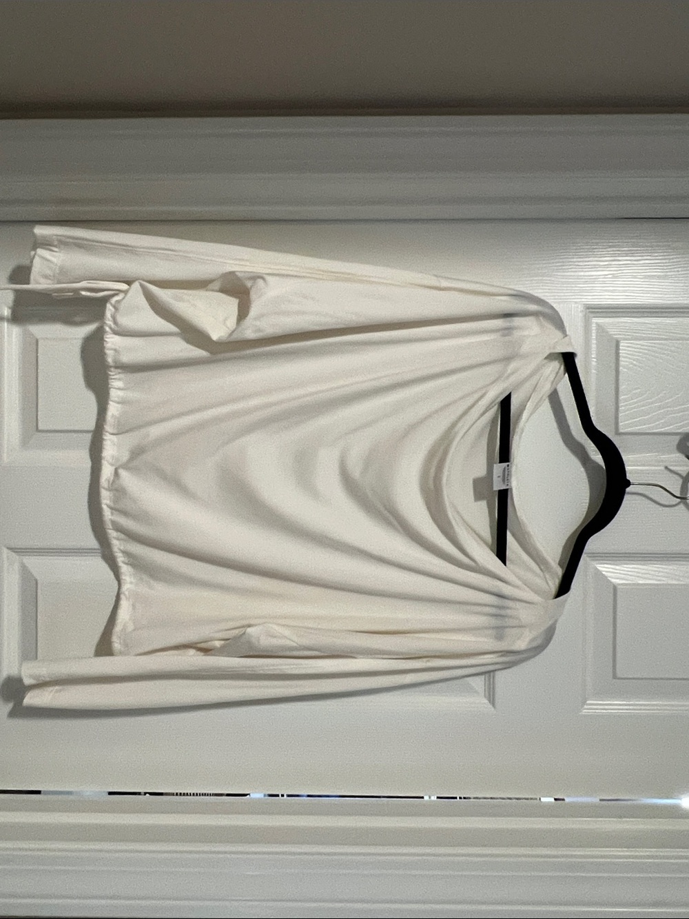 Athleta Cream Crewneck Top